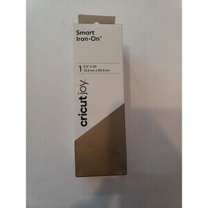 New - Cricut Joy Smart Iron-On 24" x 5.5" Gold (2007206)